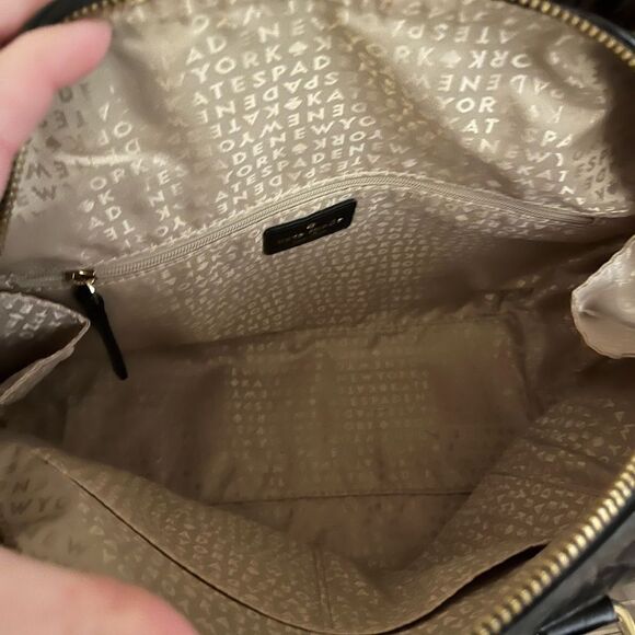 Kate Spade Black Croc-Embossed Women's Bag - Picture 3 of 4